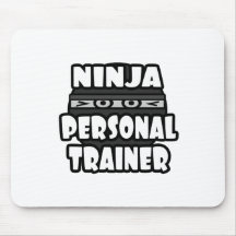 Ninja Personal Trainer Mouse Pads