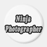 Ninja Photographer Refrigerator Magnets