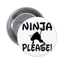 Ninja Please! Buttons