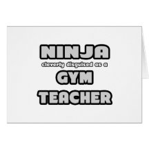 Ninja… Professeur de gymnase Cartes