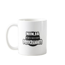 Ninja Programmer Coffee Mugs