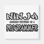 Ninja...Programmer Refrigerator Magnets