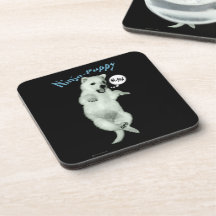 Ninja Puppy Beverage Coaster