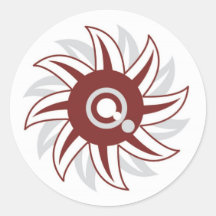 ninja star sticker