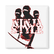 NINJA STYLE FRIDGE MAGNET