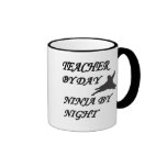 NINJA TEACHER COFFEE MUG