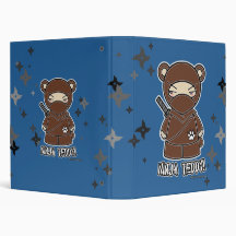 Ninja Teddy! With Shurikens Binder