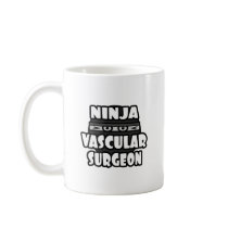 Ninja Vascular Surgeon Coffee Mugs