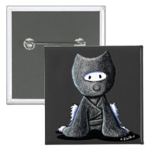 Ninja Westie Buttons