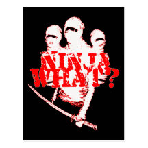 NINJA WHAT? POST CARDS