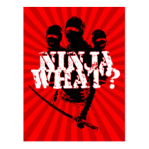 NINJA WHAT? POST CARDS