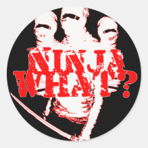 NINJA WHAT? STICKER