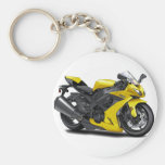 Ninja Yellow Bike Key Chain