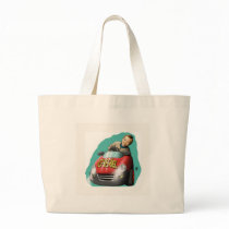 niño en coche bolsas