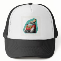 niño en coche gorros  