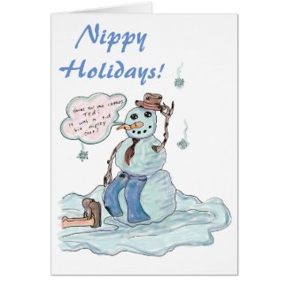 Nippy Holidays Greeting Card