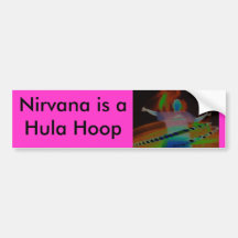 Nirvana is a Hula Hoop Bumper Stickers