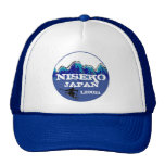 Niseko Japan blue ski art elevation hat