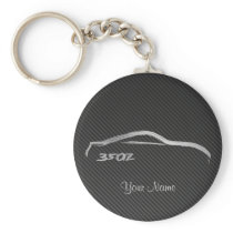 Nissan 350Z Brushstroke Logo w/ Faux Carbon Fibre