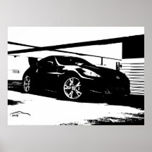 Nissan 370Z Roof Top Print