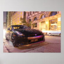 Nissan GTR Poster