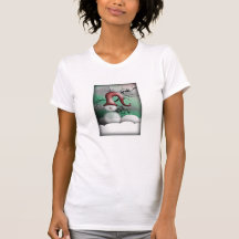 Nisse en cristal, chemise légère t-shirt