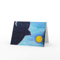 Nite Chases Day greeting card by artist Mark Easto