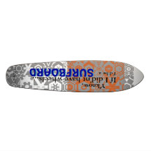 Niteshift "Surf on Wheels" Longboard Skate Deck