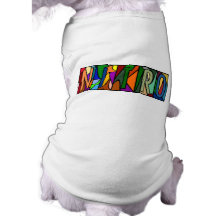 NITRO ~ PERSONALIZED BIG LETTER PET-WARE FOR DOGS! DOG T SHIRT