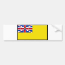 Niue Flag Bumper Stickers