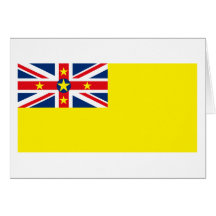 Niue Flag Greeting Card