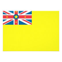Niue Island Flag Announcements