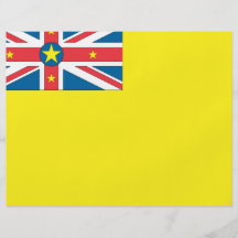 Niue Island Flag Custom Flyer