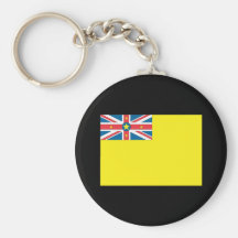 Niue Island Flag Key Chain