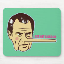 Nixon, I am not a Crook Mouse Mats