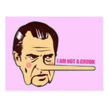 Nixon, I am not a Crook Postcard
