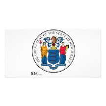 NJPI New Jersey State Seal Custom Photo Card