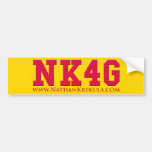 NK4G College Bumper Sticker