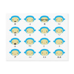nkey Eticons Post Cards