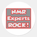 NMR Experts Rock! Round Sticker