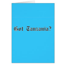 No1"Tanzania" (Tanzania) T-Shirt and etc Greeting Cards
