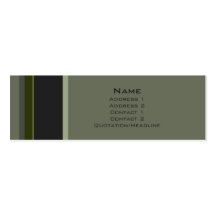 No. 0072 de rayures cartes de visite professionnelles