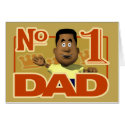 No 1 Dad card