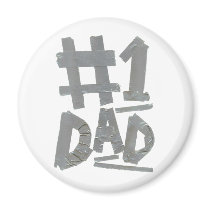 No.1 Dad (Duct Tape) Fridge Magnets