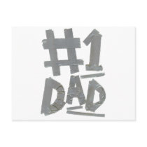 No.1 Dad (Duct Tape) Post Cards