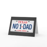 NO. 1 Dad Father's Day card