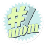No. 1 Mom Mother's Day Stickers