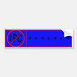 NO 2 PC BUMPER STICKER