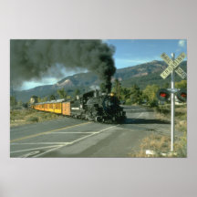 No. 481 crosses the highway north of Durango, Colo Posters
