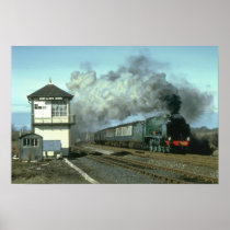 No. 850 storms along the Settle & Carlisle route Poster